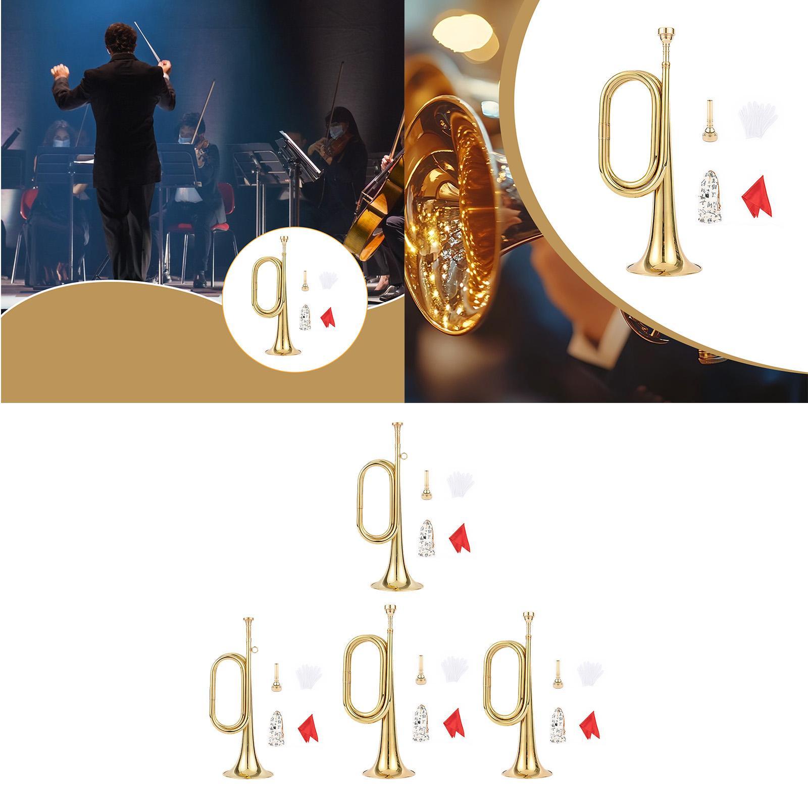 Musical Instrument Bugle - Terompet Kuningan Bugle untuk Pemula, Alat