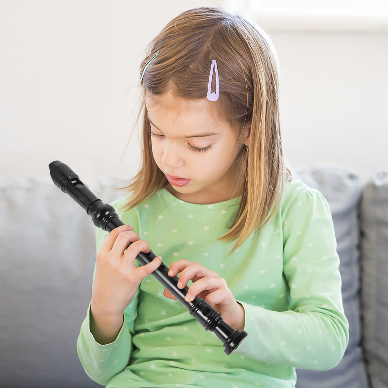 Soprano Recorder Plastic - Rekorder Soprano 8 Lubang, Bahan Plastik