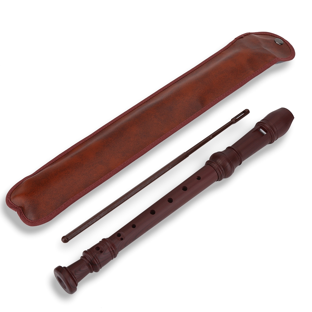 Soprano Recorder Plastic - 8 Lubang, Soprano, Flute Rekorder dengan